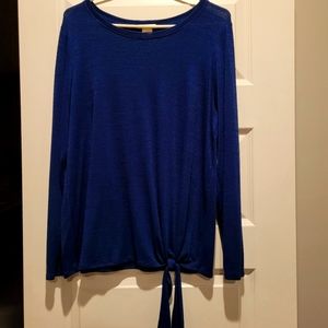 Matty M shirt in Blue, worn once, Excellent condition.